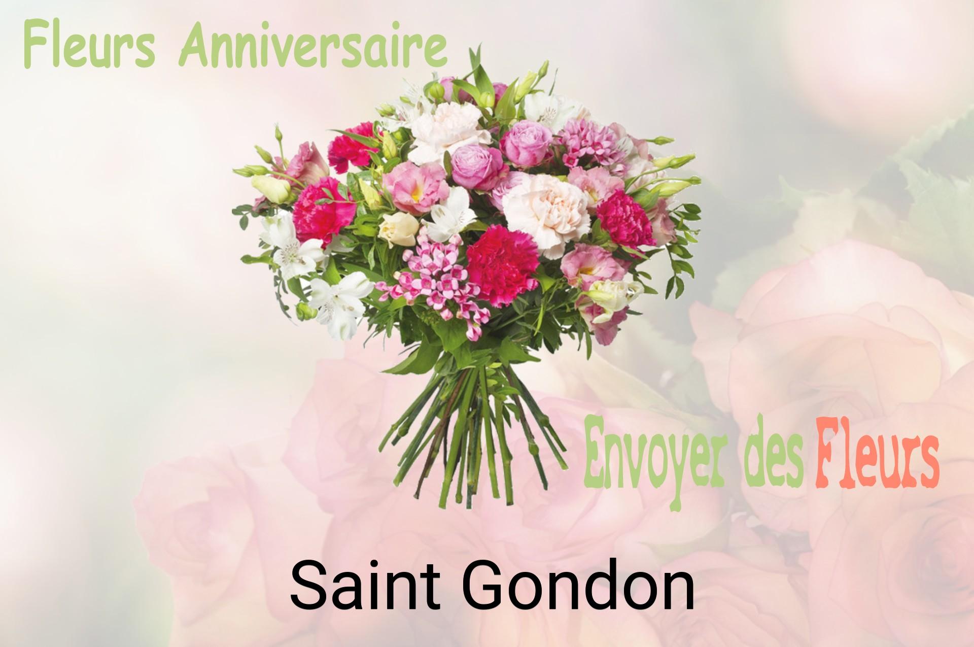 Bouquet de fleurs d’anniversaire livré à Saint-Gondon