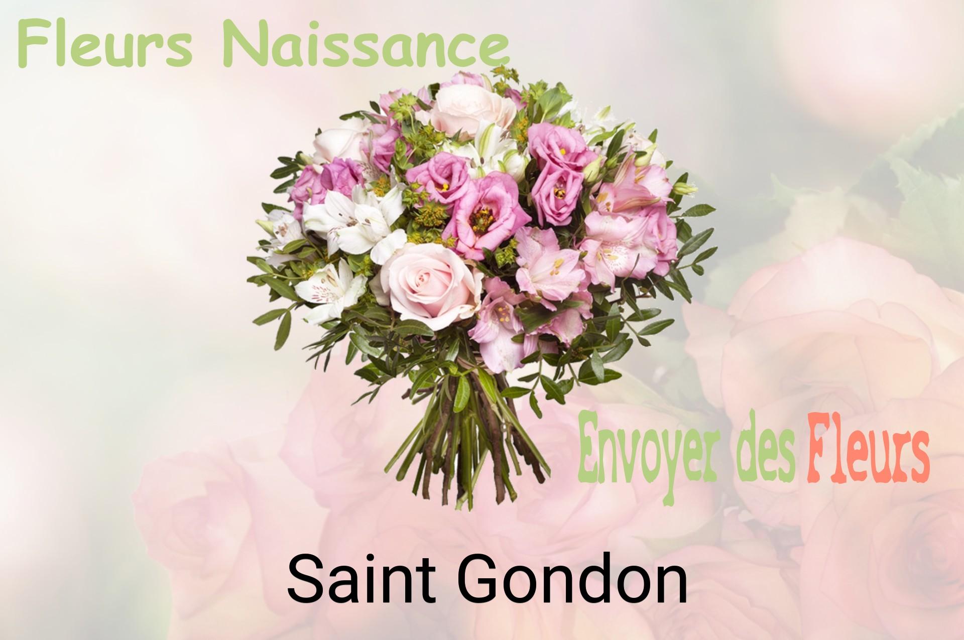 Bouquet de fleurs de naissance livré à Saint-Gondon